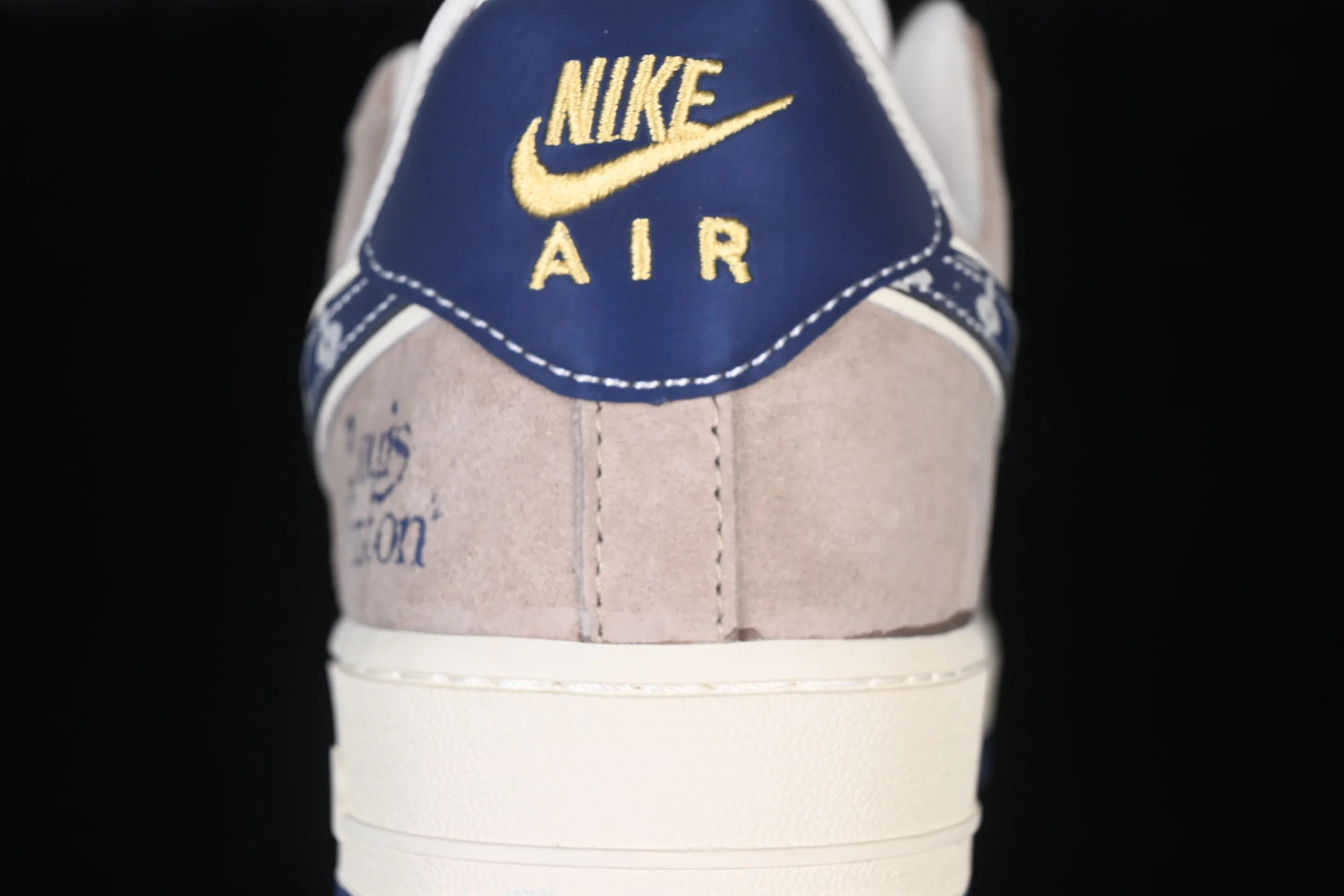 All categories Nk Air Force 1 Air Force series Nk Air Force 1 Low Air Force low top Nike Air Force 1 '07 Low LV joint gray blue pig leather Air Force 1 low top casual sneakers KL1688-004